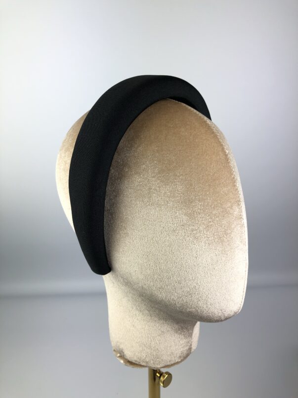 Black Velvet Headband Black Hairband