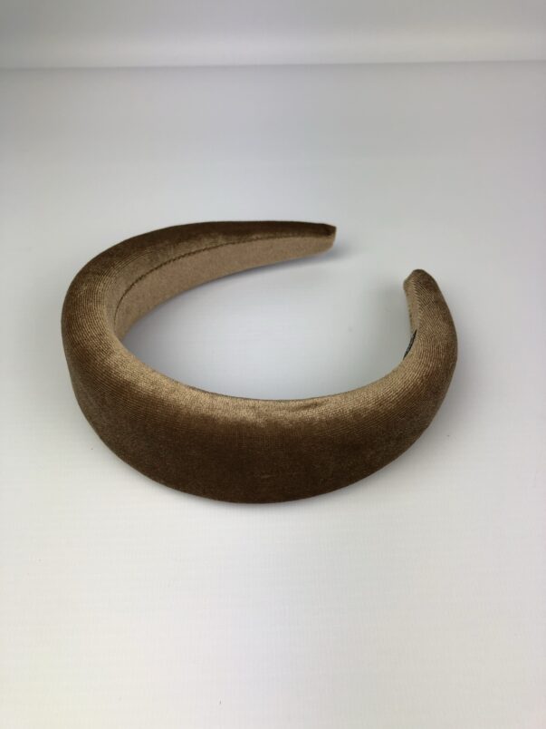 Brown Velvet Padded Headband - Image 6