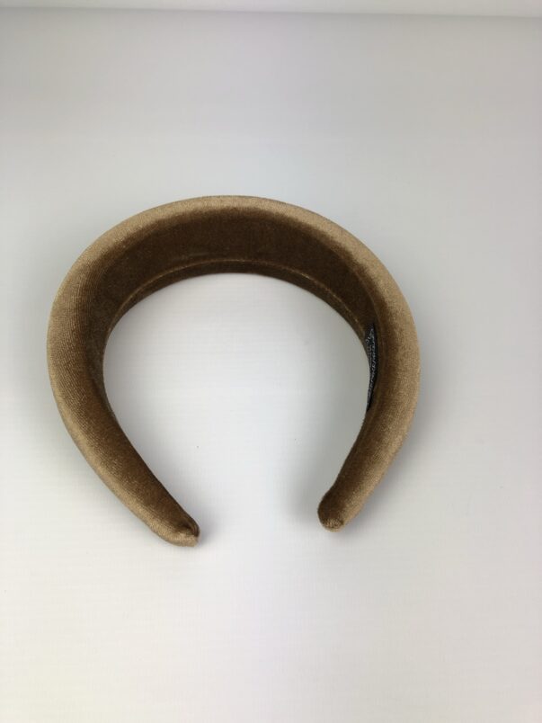 Brown Velvet Padded Headband - Image 4