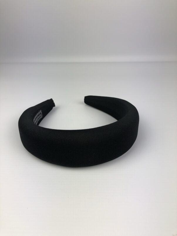 Black Velvet Headband Black Hairband - Image 5