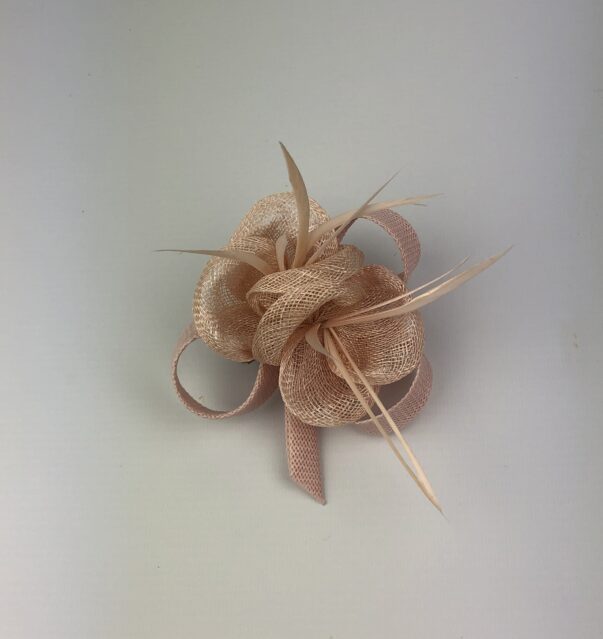 Light Pink Fascinator Corsage - Image 5