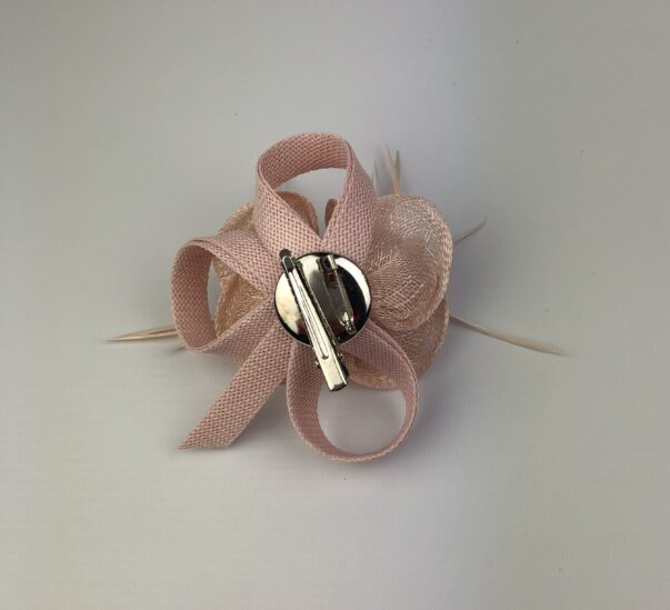 Light Pink Fascinator Corsage - Image 4