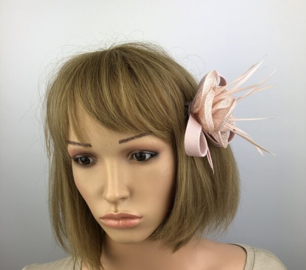 Light Pink Fascinator Corsage - Image 2