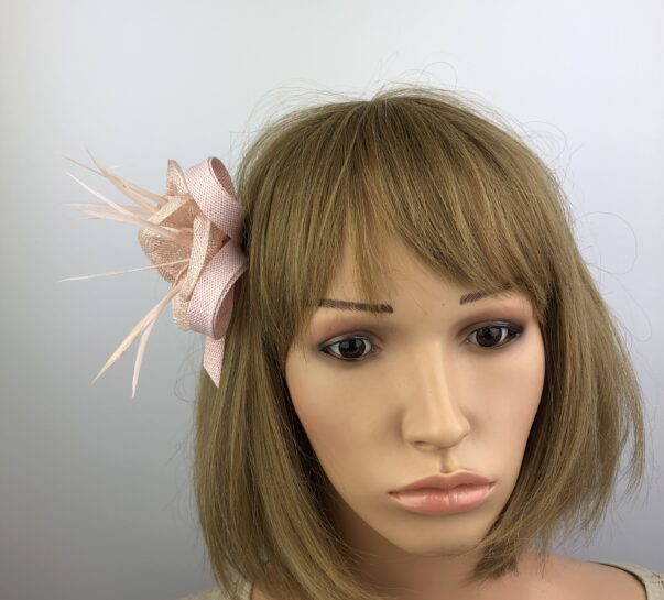 Light Pink Fascinator Corsage - Image 3